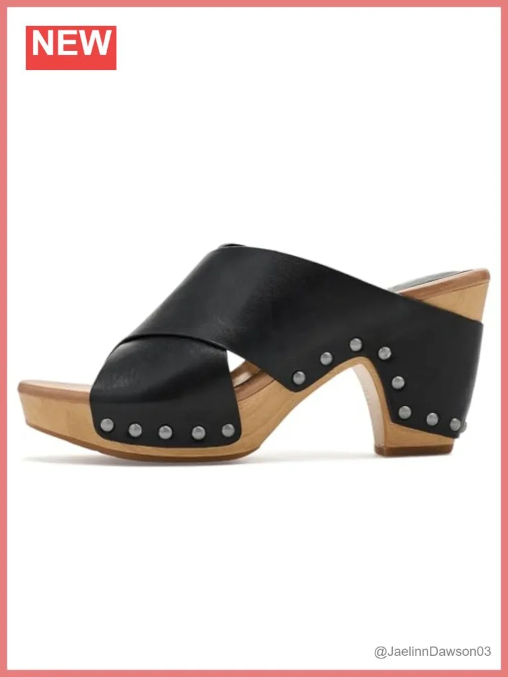 Heeled Sandal Platform X-Strap Slip On Leather Italian Full Grain